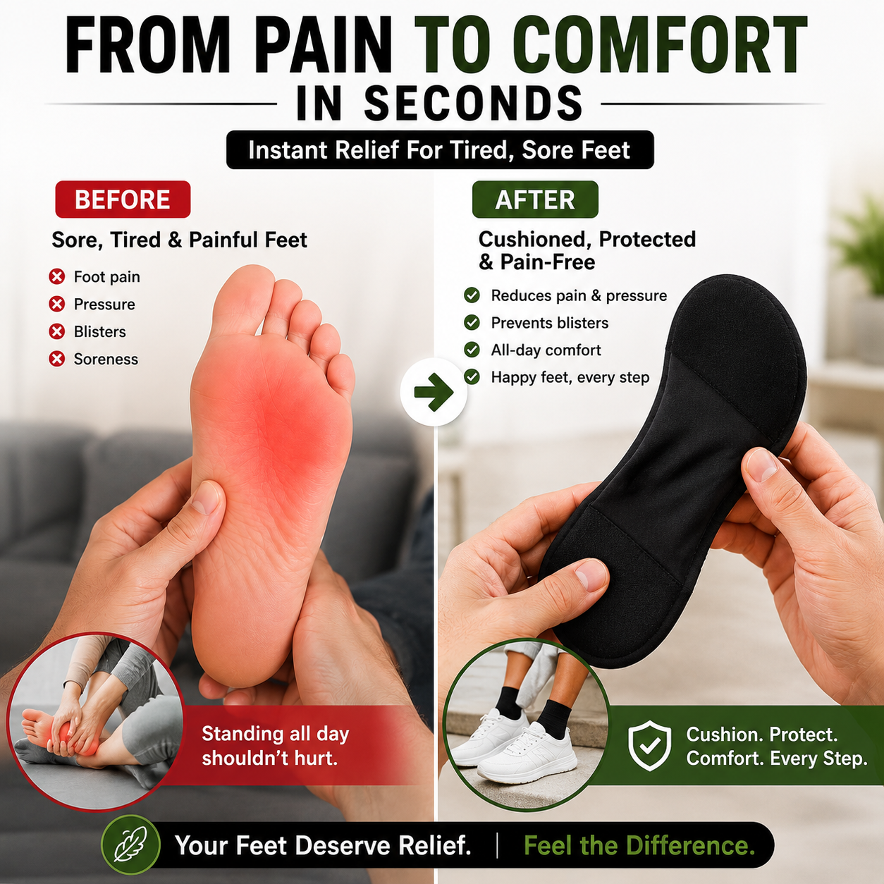 Invisible Comfort™ Anti-Slip Socks